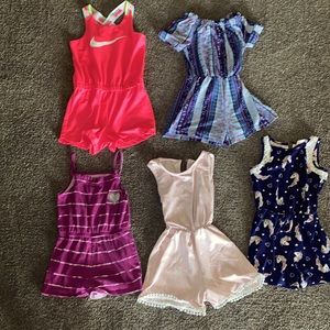 Little Girl’s Size 5/6 Romper Lot